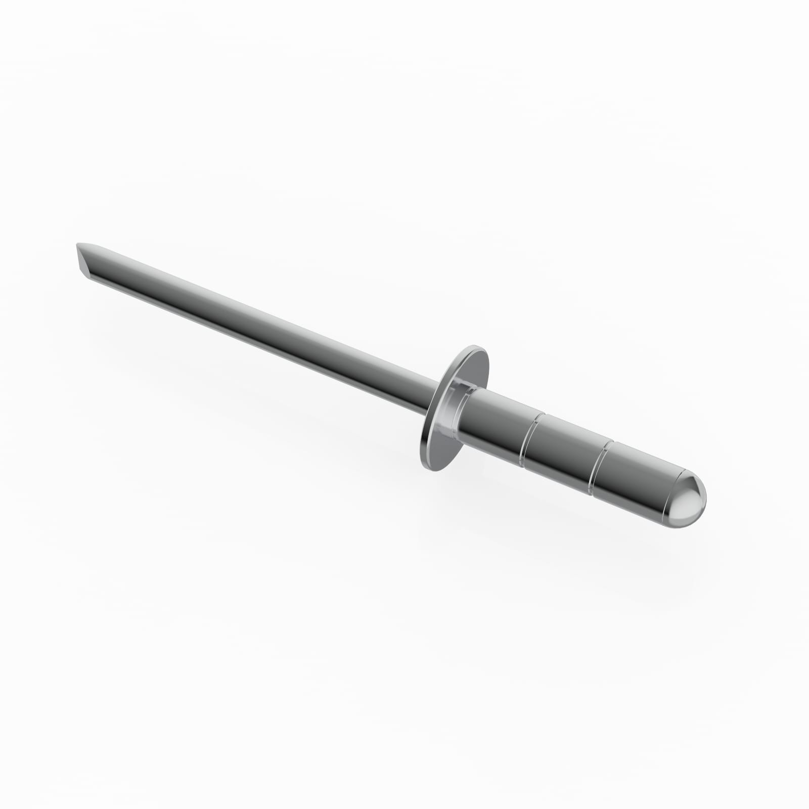 Rivet 18Mm.isometric.white_Background.- Groove Rivet Steel 18Mm