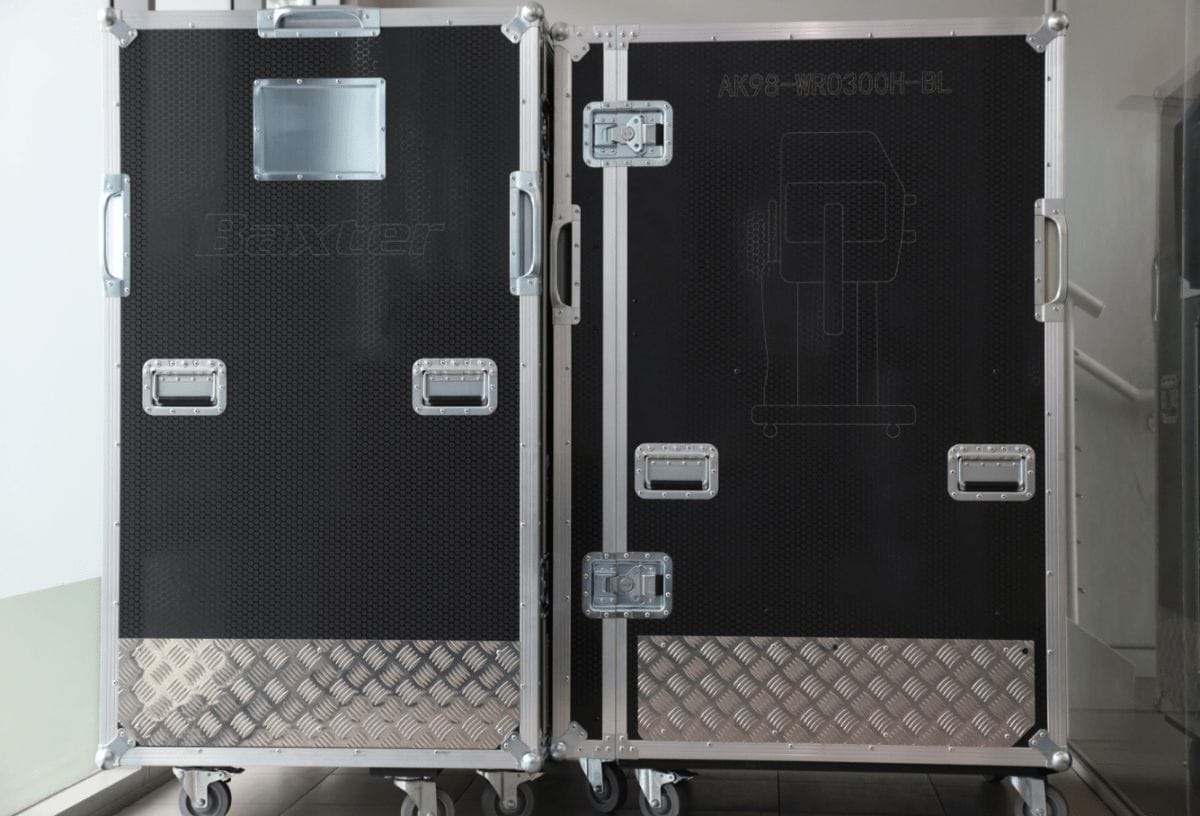 Improved transport case for medical device AK-98 - baxter