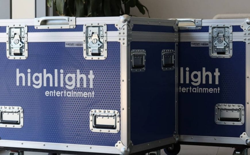 road case with screen printing logo