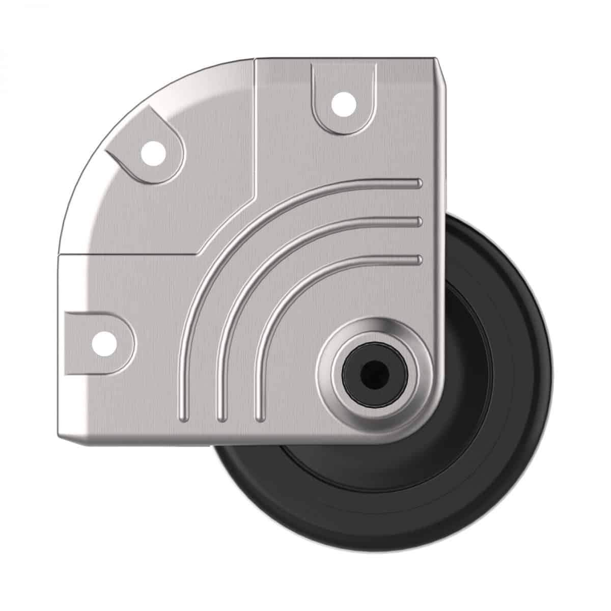 CARJET X5 75mm Die-Cast Corner Recessed Castor