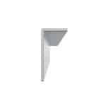 L4020 Aluminum Single Angled Extrusion, 40X20Mm, 2.0Mm Thickness