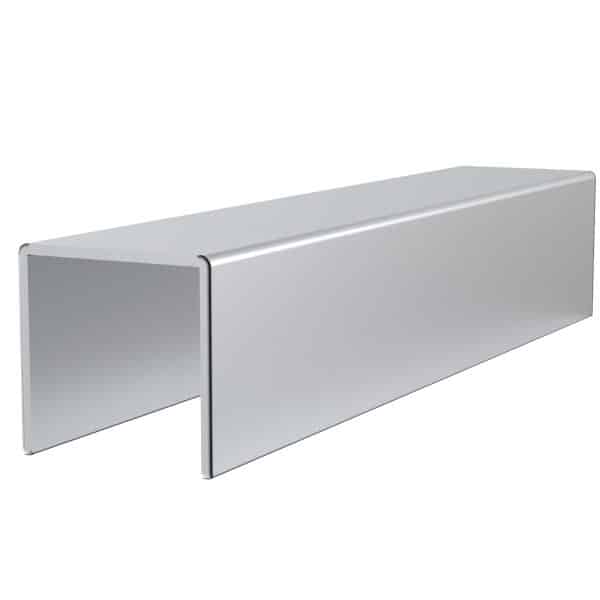 U18 18MM ALUMINIUM U-CAP EXTRUSION