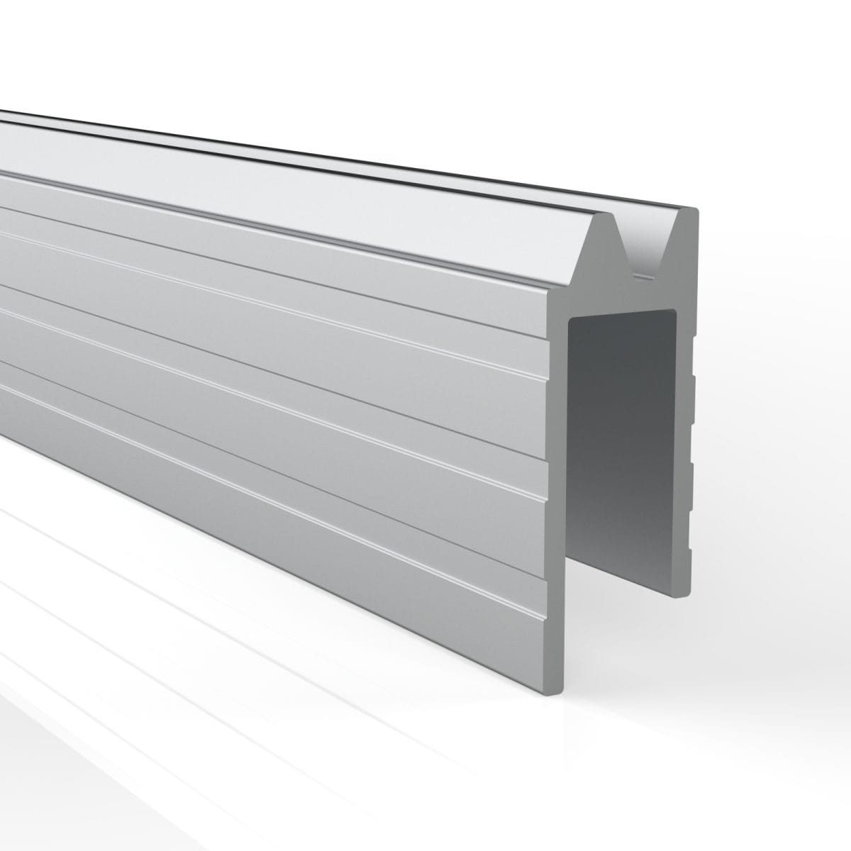 Eh6 Aluminium Hybrid Edge Extrusion, 6Mm Gap