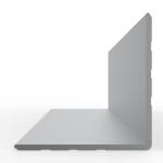 Sa35 Aluminum Single Angled Extrusion, 35X35Mm, 2.0Mm Thickness