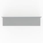 Sa35 Aluminum Single Angled Extrusion, 35X35Mm, 2.0Mm Thickness