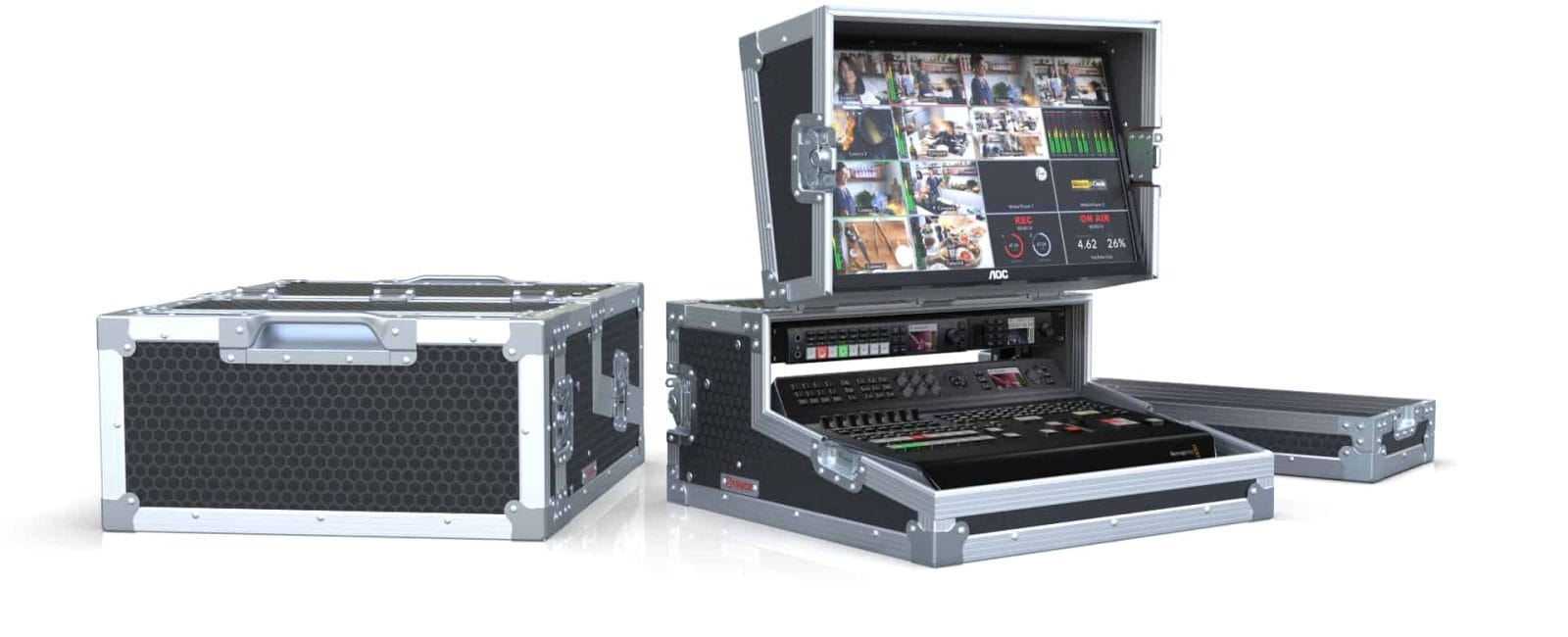 Flight case for black Magic ATEM Television Studio Pro