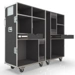 Road Case For Drum Kit-Red Rock