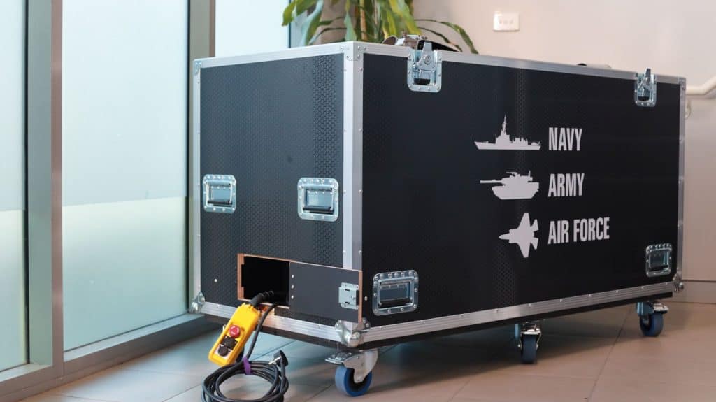 Display Case For Australian Defence Force Recruiting