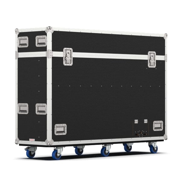 Road Case Built With Motorised Double Lift For Samsung Qm75R 8 Transport Case With Motorized Lift For Samsung Qm75R 75″ Display