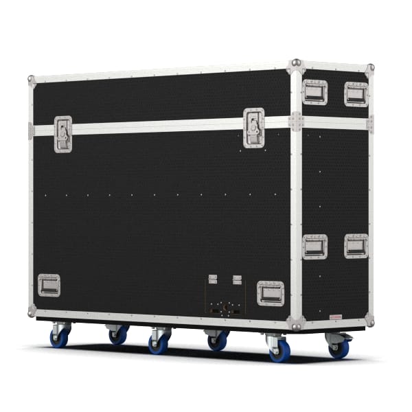 Road Case Built With Motorised Double Lift For Samsung Qm75R 10 Transport Case With Motorized Lift For Samsung Qm75R 75″ Display