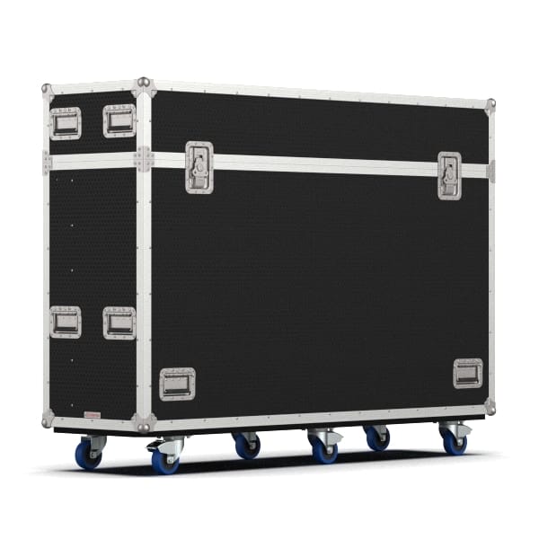Road Case Built With Motorised Double Lift For Samsung Qm75R 12 Transport Case With Motorized Lift For Samsung Qm75R 75″ Display