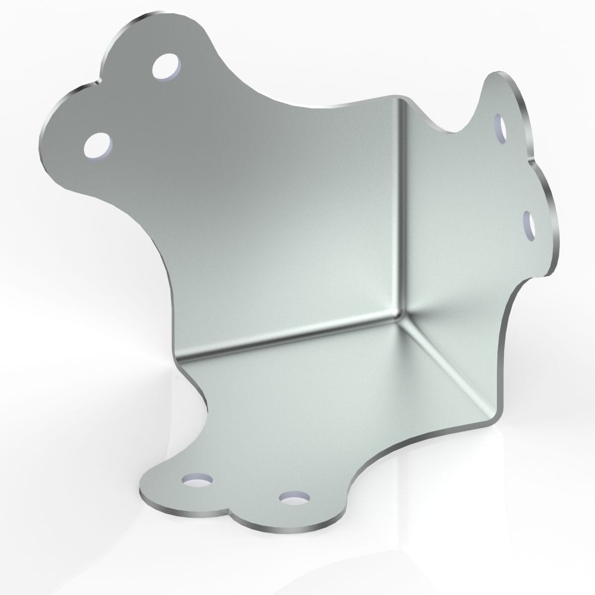 Armor C3201 3-Legged 6 Hole Large Flat Corner