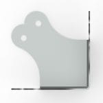 Armor C3201 3-Legged 6 Hole Large Flat Corner