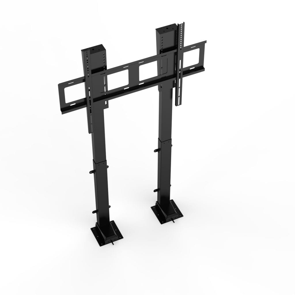 Ctt-Tvs Cto Motorized Tv Double Lift 723-1610Mm Range, Suits 60-100&Quot; Display, Swl 100Kg