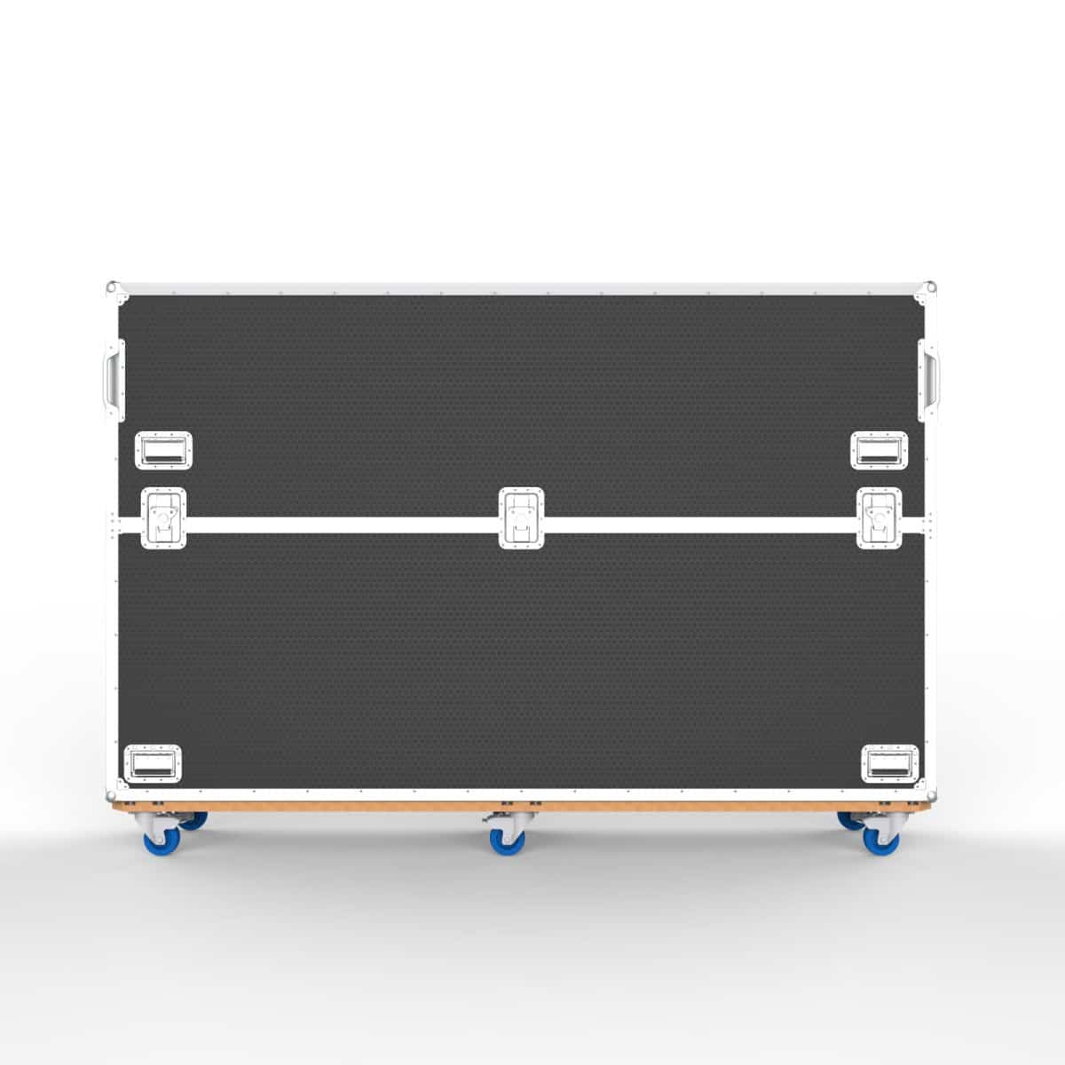 Tv Case With Built In Motorized Lift For Sony Fw100Bz40J, With Split Lid, Rack Mount 6Way Pdu