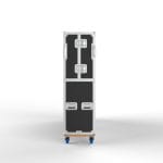 Tv Case With Built In Motorized Lift For Sony Fw100Bz40J, With Split Lid, Rack Mount 6Way Pdu