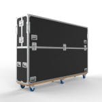 Tv Case With Built In Motorized Lift For Sony Fw100Bz40J, With Split Lid, Rack Mount 6Way Pdu