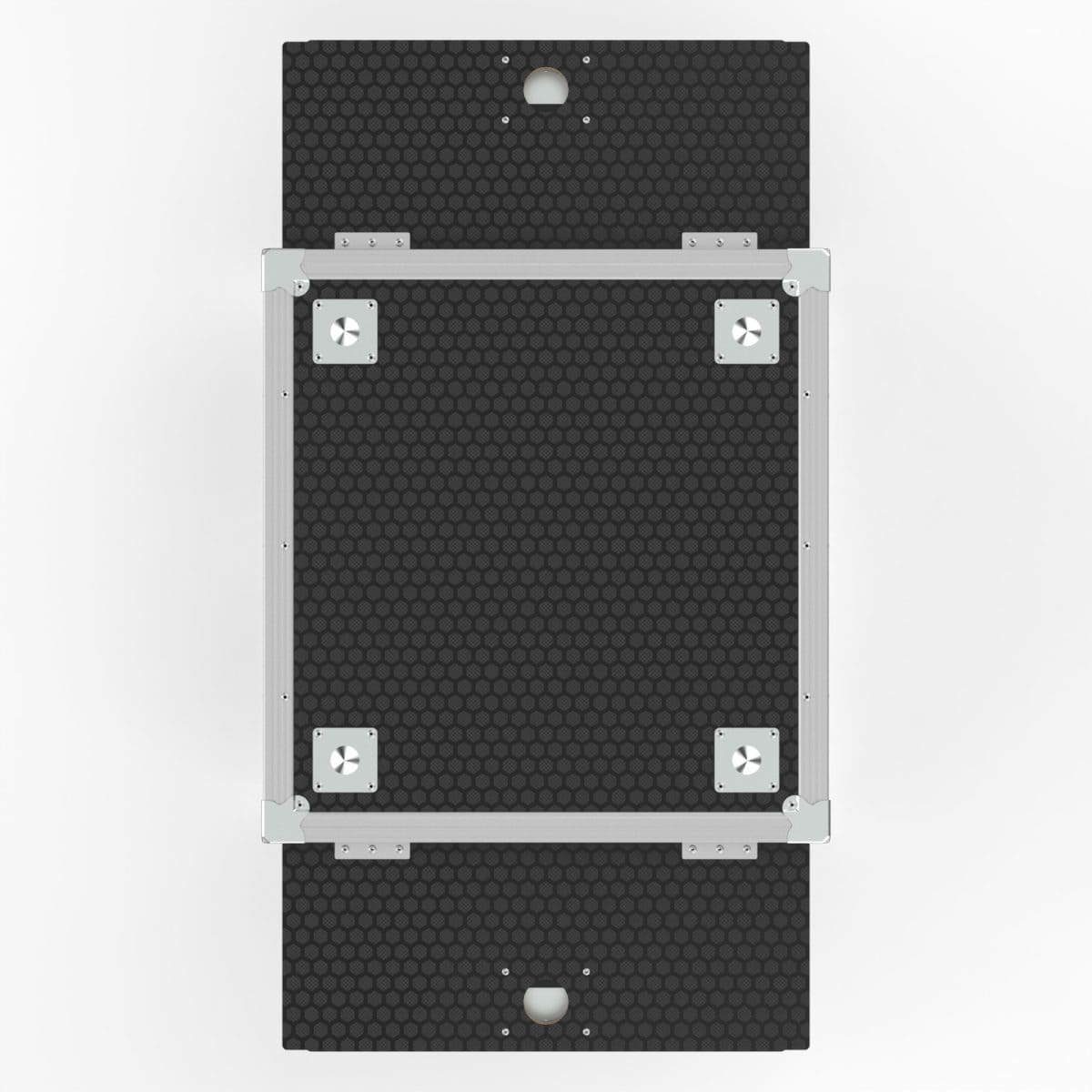 Shock Mount Rack Case, 4Ru, 485Mm, With Slide Out Slam Doors