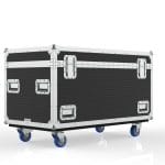 Moving Head Road Case For 6 Of Martin Mac Aura Xb, No Foam Inserts
