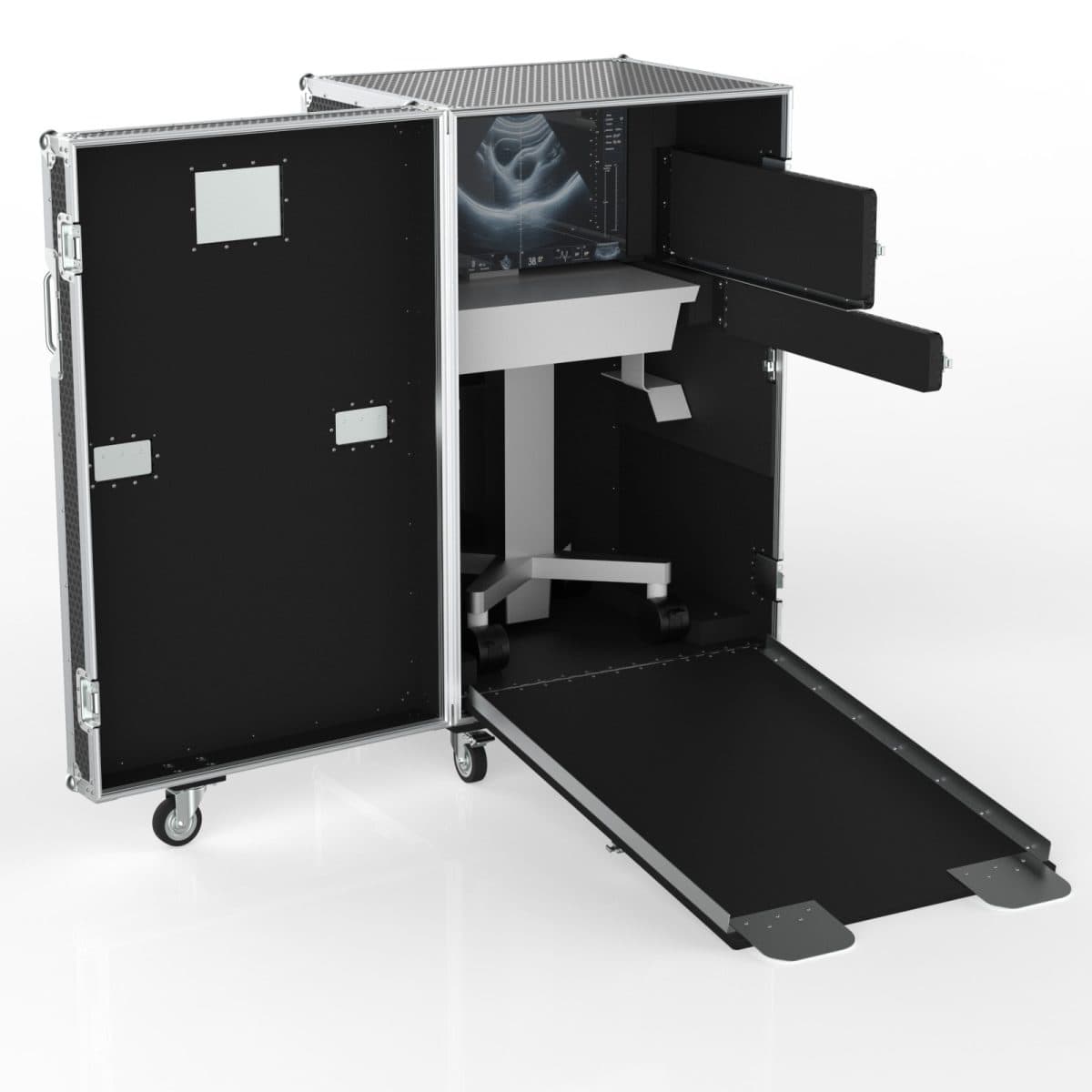 Transport Case With Built In Ramp For Ergotron C50-3510-0