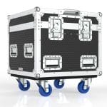 Dual Speaker Case For Db Technology Vio X205 With Foam Insert Tray For Accessories, Focused Prod