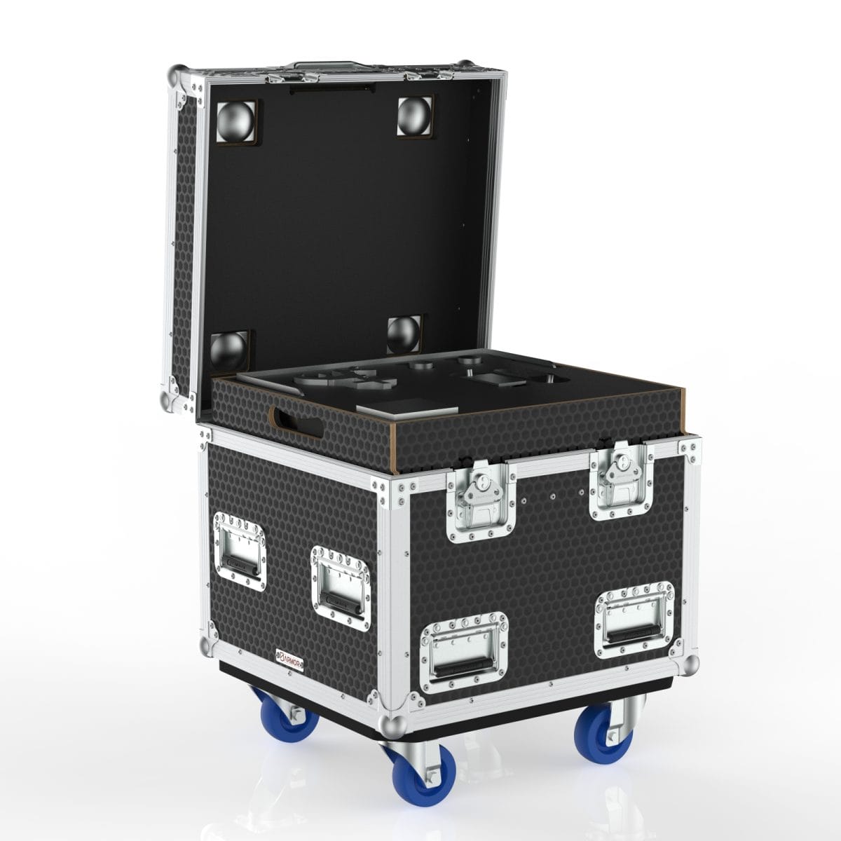 Dual Speaker Case For Db Technology Vio X205 With Foam Insert Tray For Accessories, Focused Prod