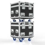 Dual Speaker Case For Db Technology Vio X205 With Foam Insert Tray For Accessories, Focused Prod