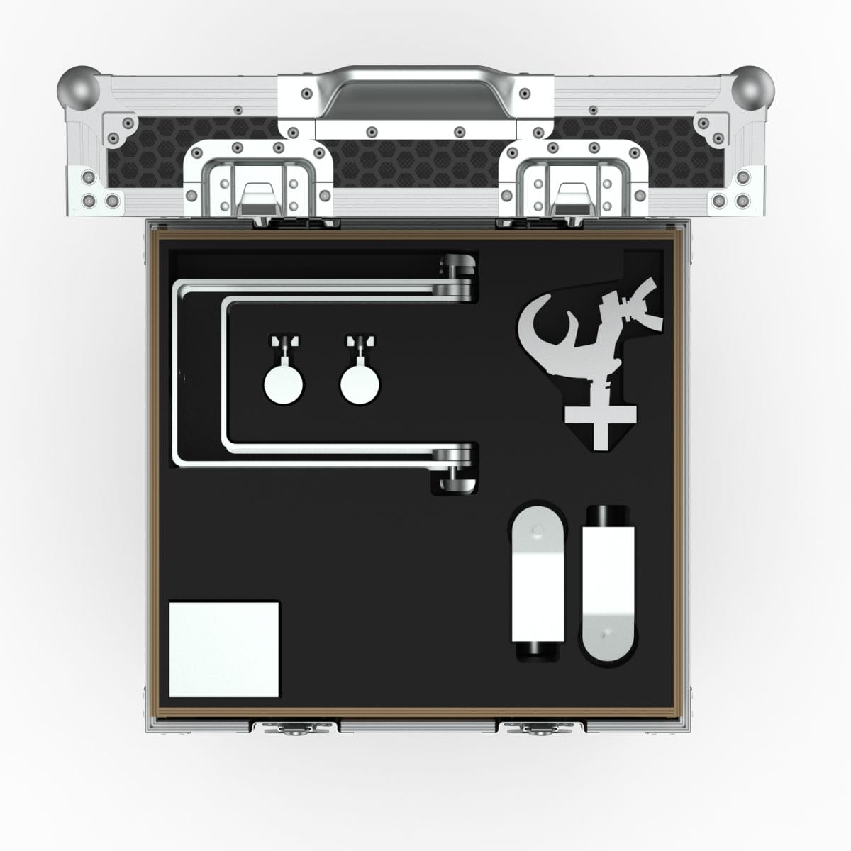 Dual Speaker Case For Db Technology Vio X205 With Foam Insert Tray For Accessories, Focused Prod