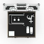 Dual Speaker Case For Db Technology Vio X205 With Foam Insert Tray For Accessories, Focused Prod