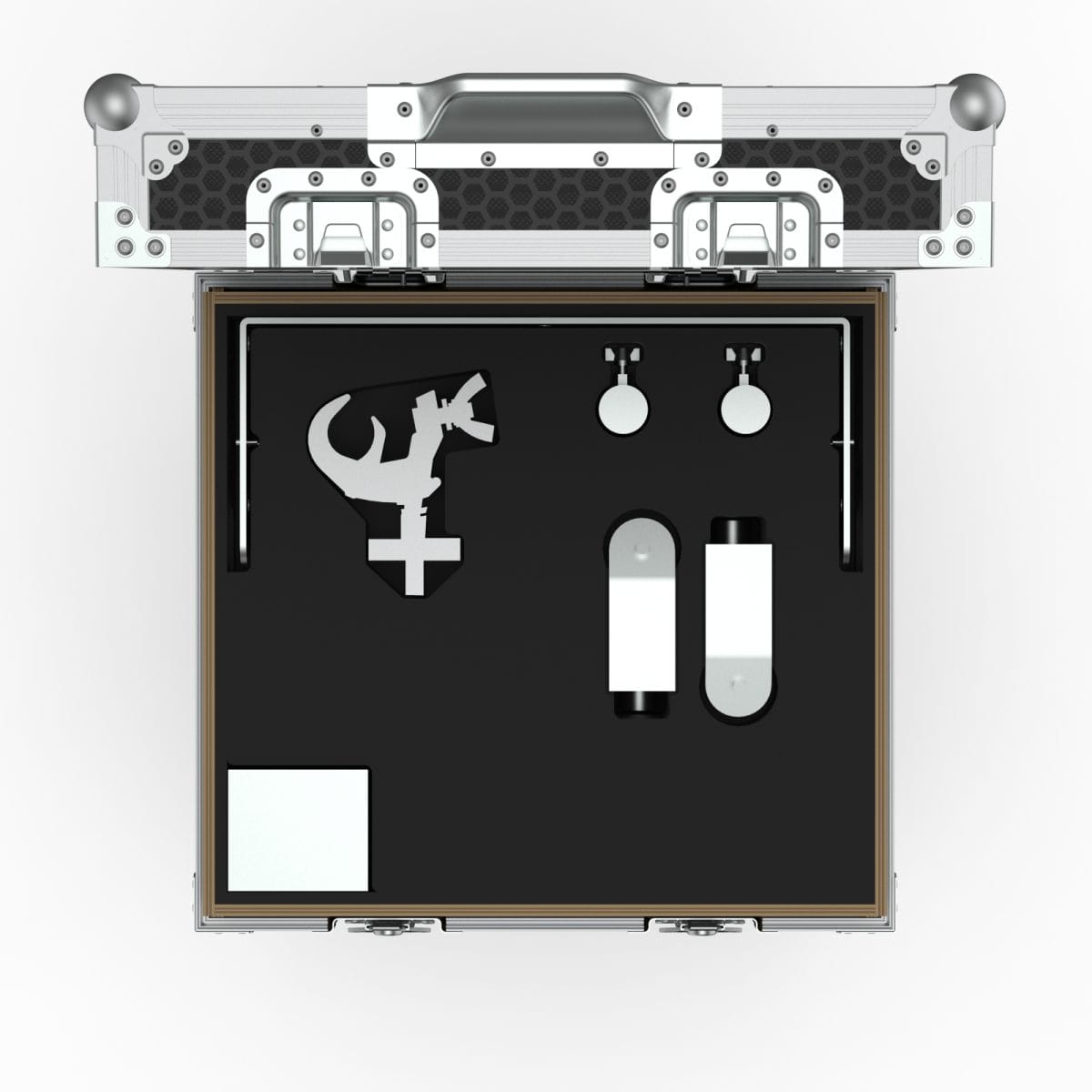Dual Speaker Case For Db Technology Vio X205 With Foam Insert Tray For Accessories, Focused Prod