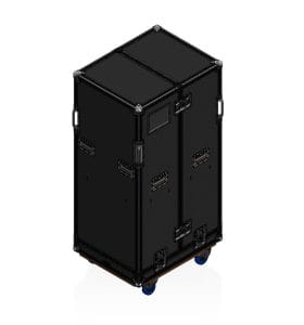 Road Case with Split Lid Design for Intouch Screens