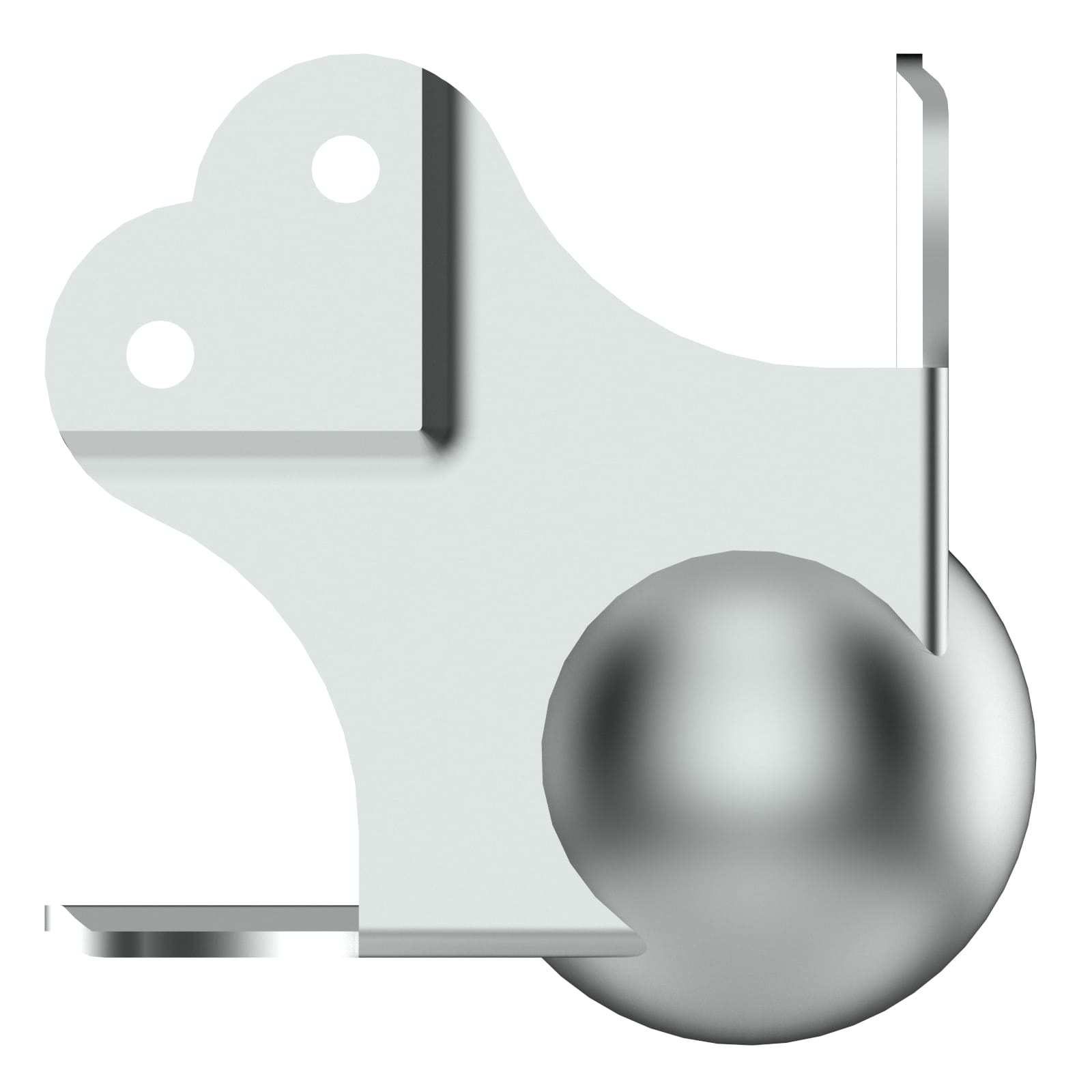 Cnr-C3109_Left.2 Armor C3109 3-Legged Large Ball Corner With 35Mm Offset