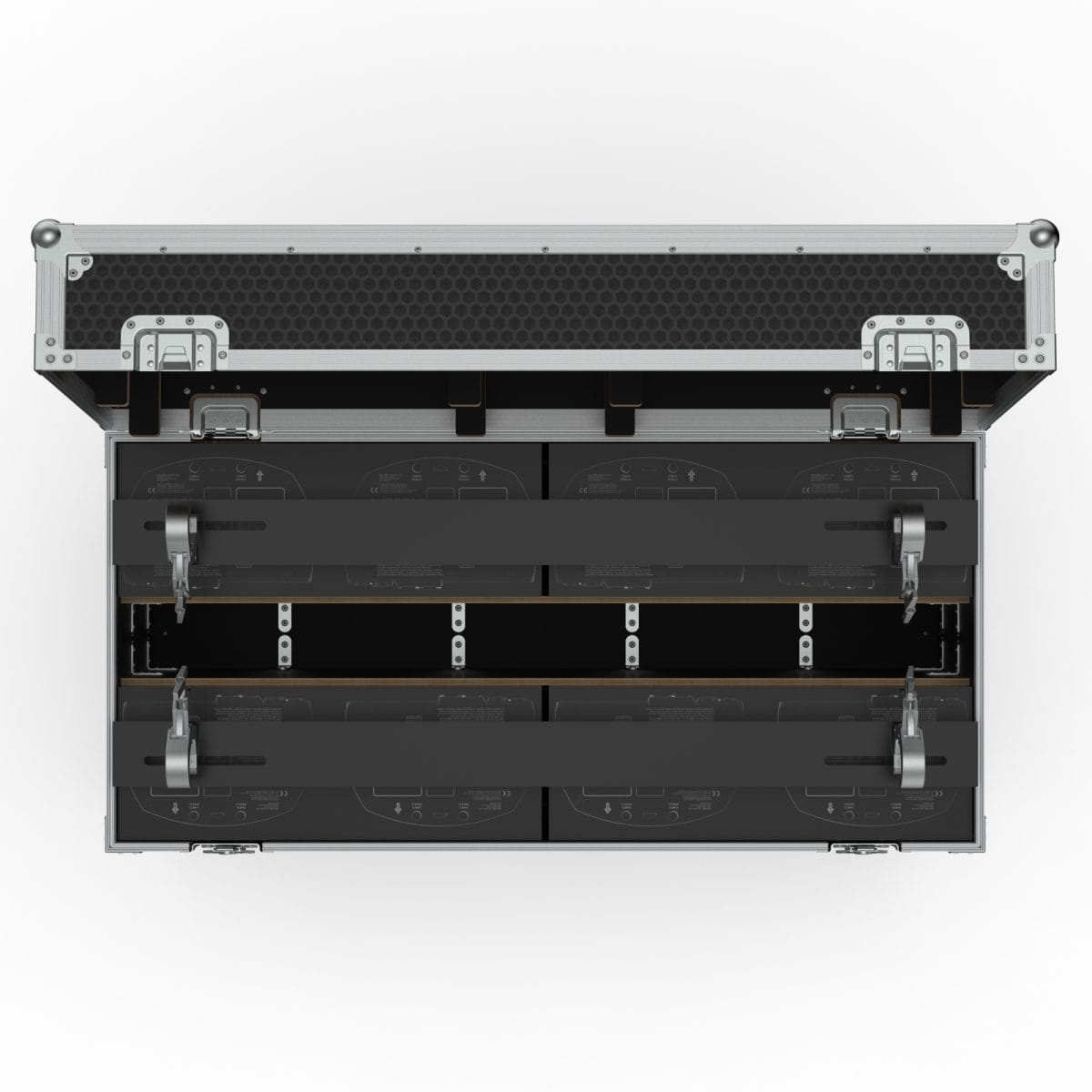 Road Case For 8 Of Martin Mac One, Fourbar And Provisions For Clamps