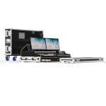Custom Road Case For Grandma 2 Onpc Command Wing + Fader Wing + 2X 24&Quot; Dell Touch Screen