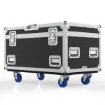 Moving Head Light Road Case For 4 Martin Mac Aura Xip With Storage Space