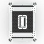 4U Half-Rack Carry Case With Removable Front And Rear Lid