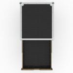 Drawer Case With Front Removable Lid, Door And 2 Drawers