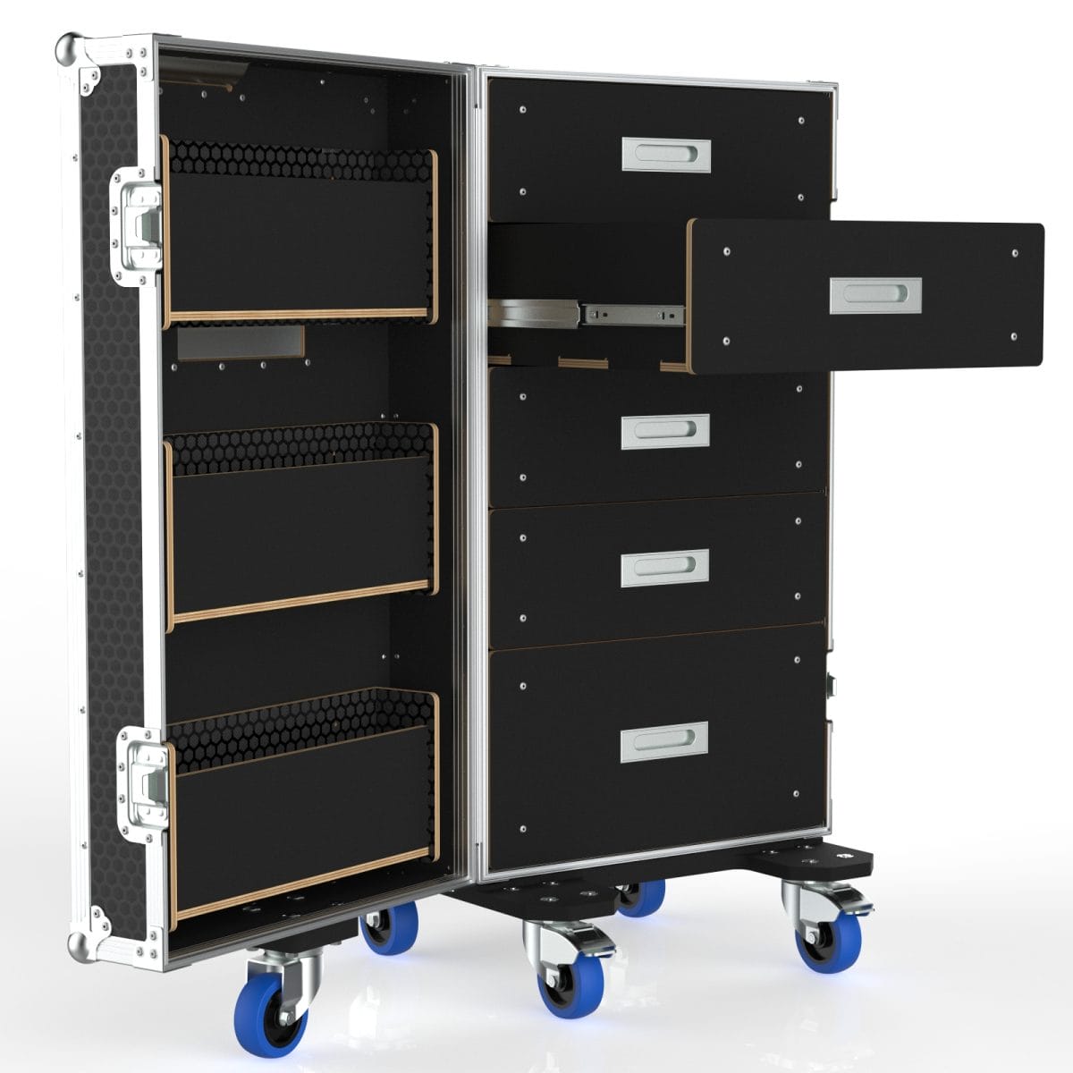 5 drawers