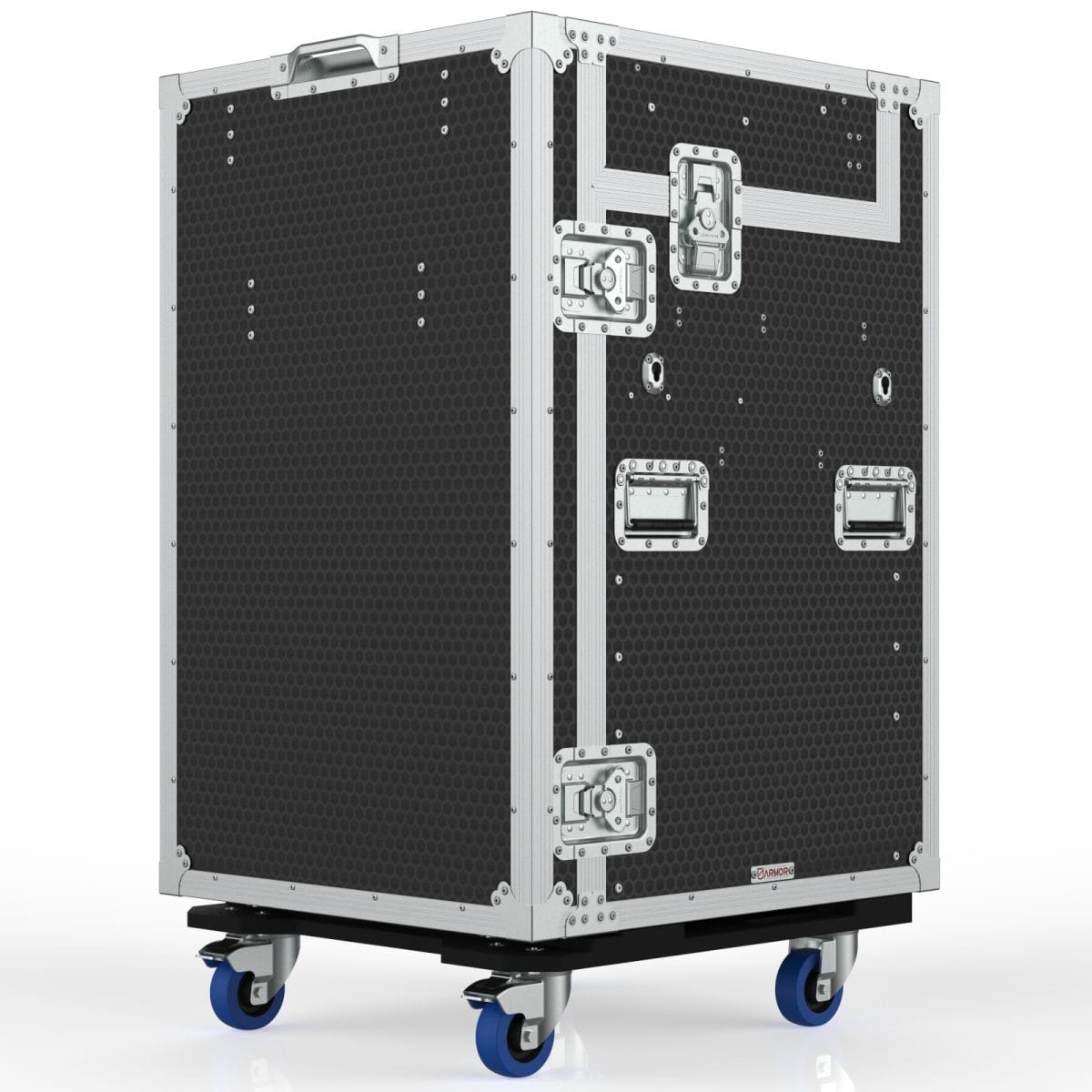 Workstation Case With 12U Standard Rack, Tray, Drawers &Amp; Pdu; Supports 2 Monitors