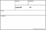 Armor Standard Road Case Touring Labels For Penn Elcom Label Dishes - Pack Of 50