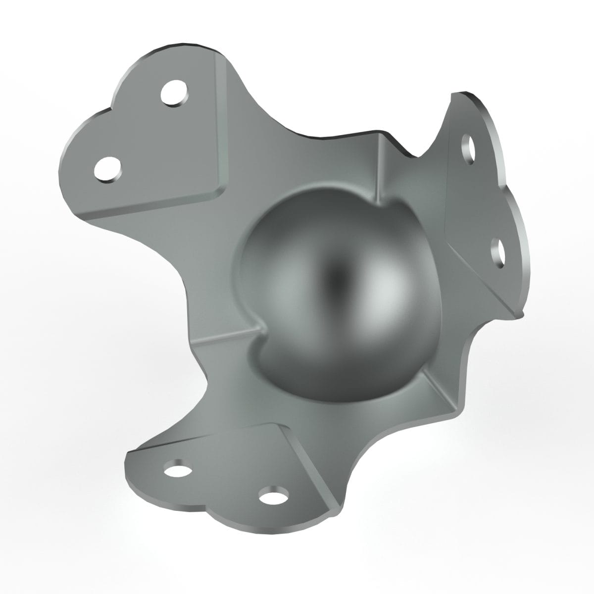 Armor C3102B 3-Legged Large Ball Corner With 30Mm Offset, 1.4Mm Thickness