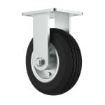 Nx Pneumatic P6 6&Quot; Fixed Castor, 158Mm Diameter, 80Kg, 193Mm Installed Height