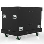 Heavy Duty Cable Caddy, 1195X795X1000H, 21Mm Structrual Ply, Used Condition, Painted Black