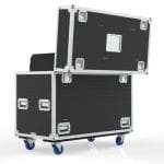 Road case for 2x Claypaky Sharpy Plus single moving head lights