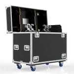 Road case for 2x Claypaky Sharpy Plus single moving head lights