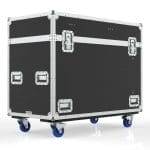 Road case for 2x Claypaky Sharpy Plus single moving head lights