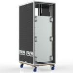 30U Rack Case Foam Shock Proof, 628.5Mm Deep, Removable Slam Lids