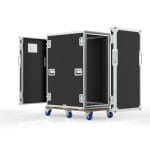 Road Case With An Internal Assembly Of 24U Racks