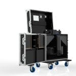 a case with a screen and a screen on it