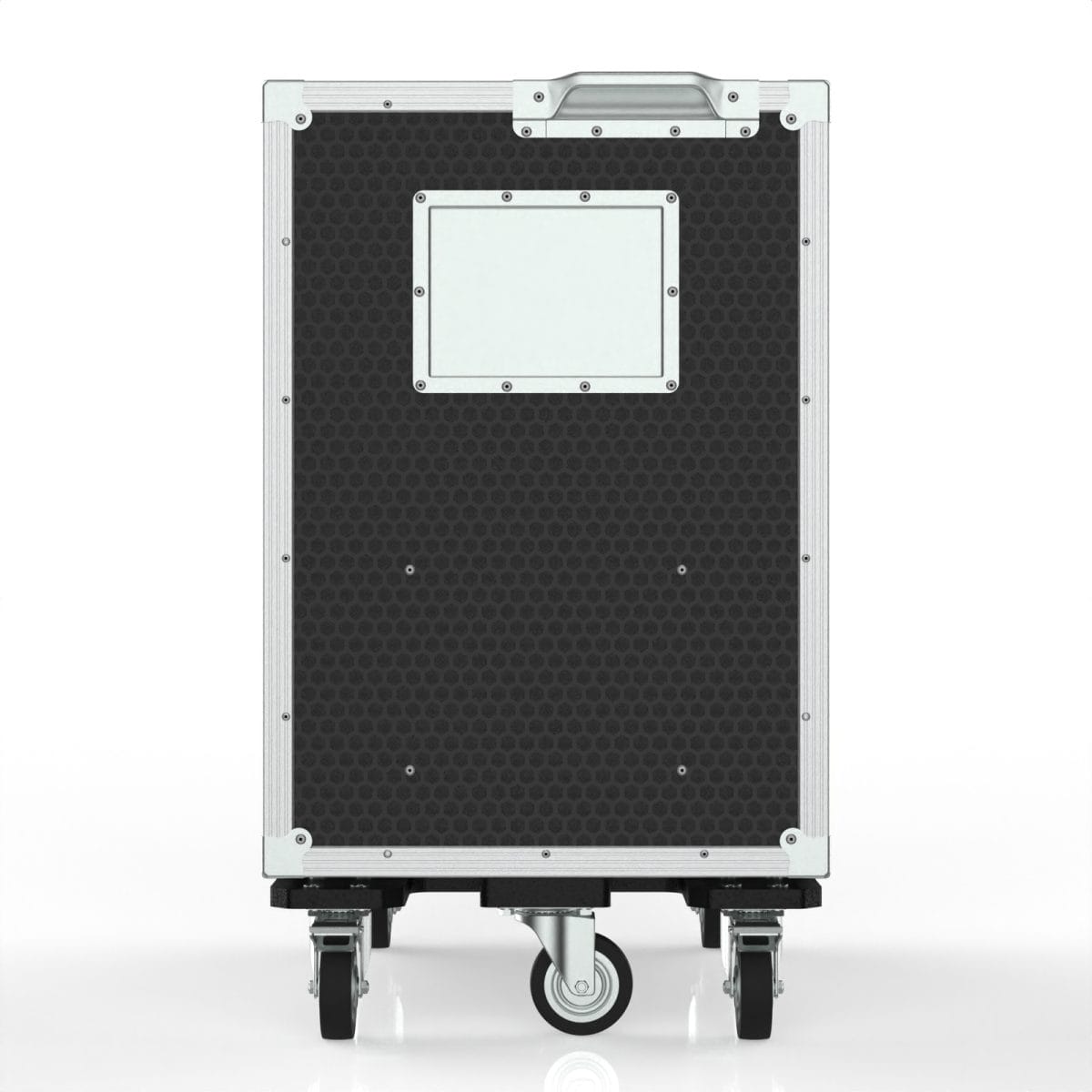 16Ru Drawer Case With Pockets In Front Hinged Lid, 2 Drawers 3Ru Sized, 2 Drawers 5Ru Sized